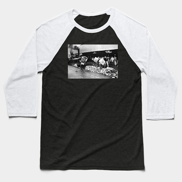 Steamroller (Historical) Baseball T-Shirt by A Critical Hit!